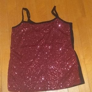 Xs Charlotte Russe sequin tank top